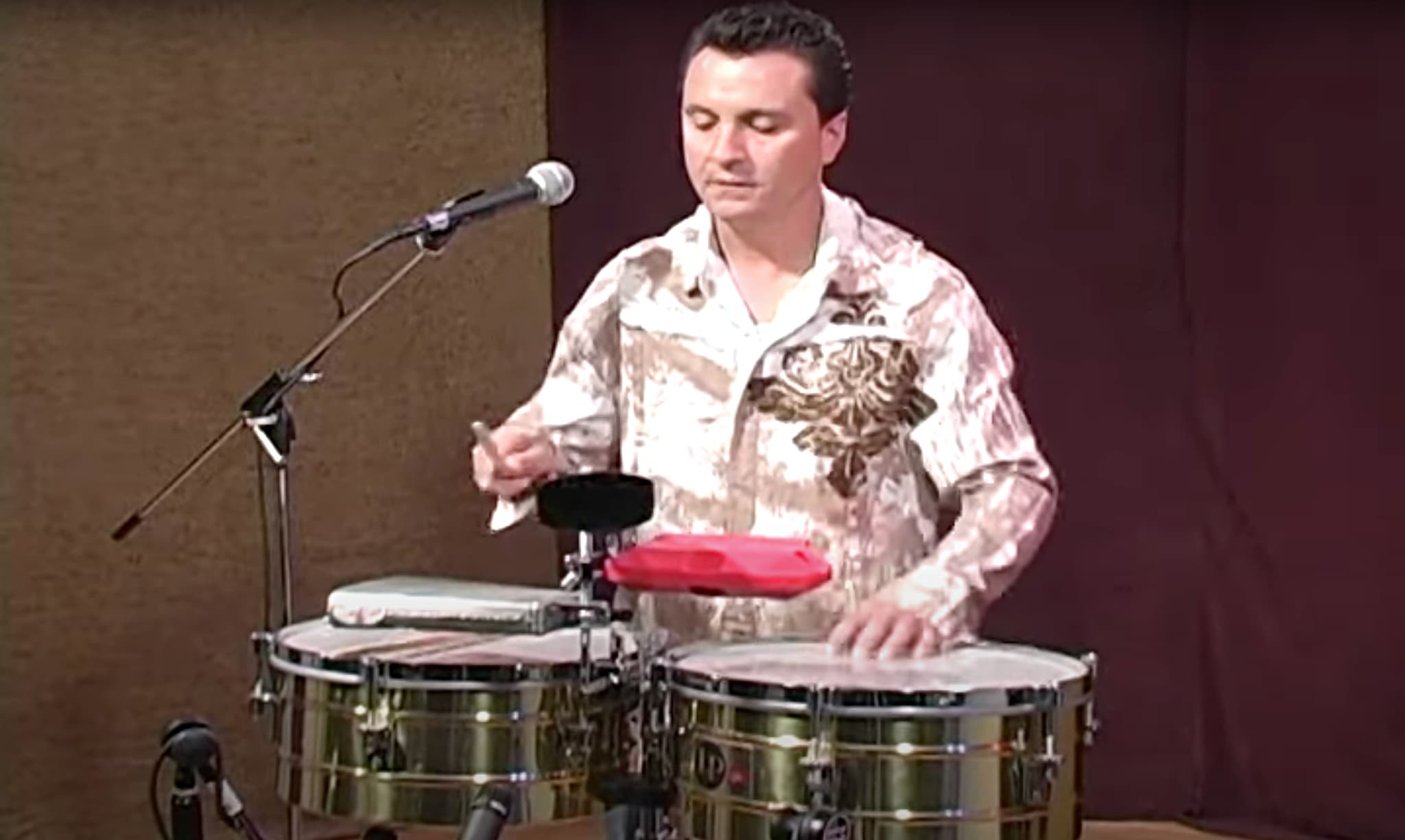 Karl Perazzo 14" & 15" Timbales Latin Percussion LP® Official