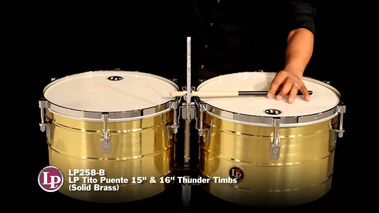 Tito Puente 15" & 16" Timbales Latin Percussion LP® Official