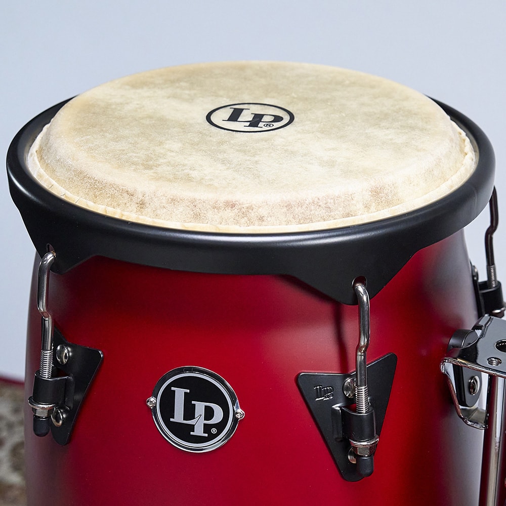 LP Discovery II Ultralight Congas Natural Rawhide Heads