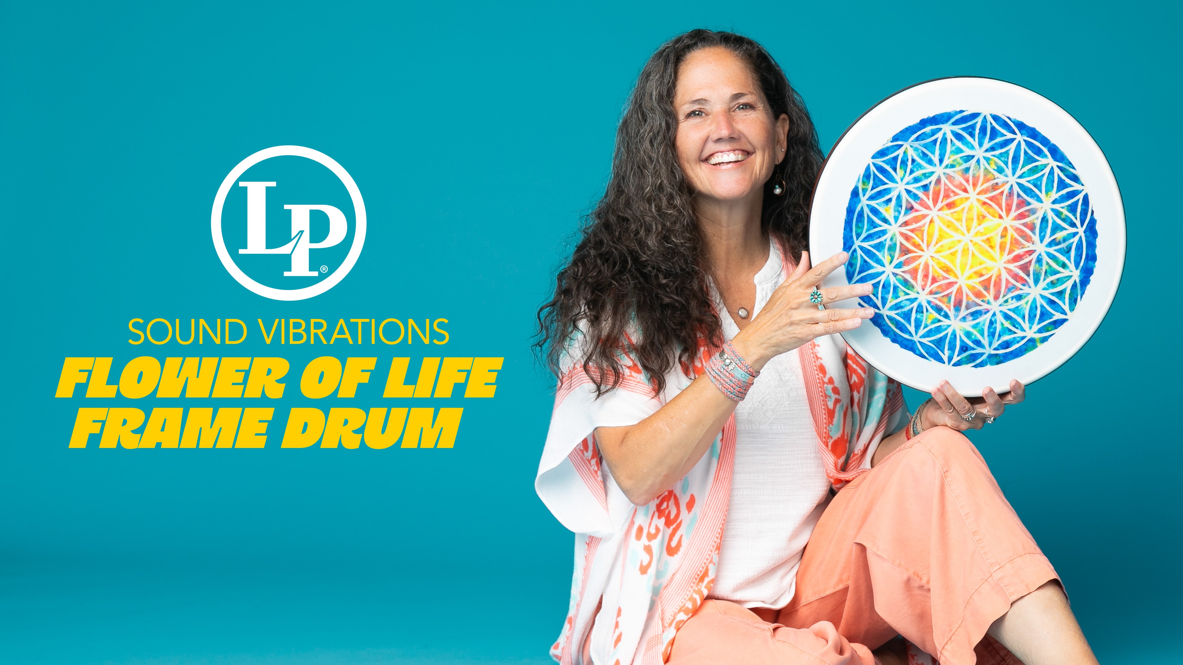 LP Sound Vibrations Flower of Life Frame Drum Video
