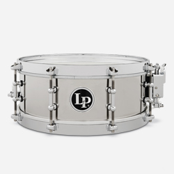 LP4512-S 4 1/5" x 12" STAINLESS STEEL SALSA SNARE